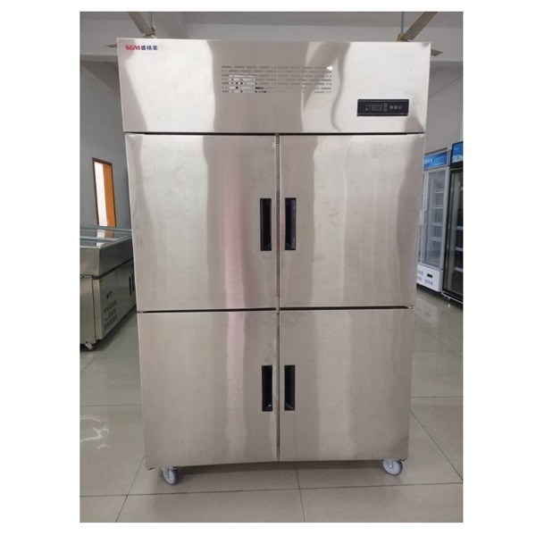 -20 degree Stainless Steel Upright Refrigerator With Adjustable Shelves